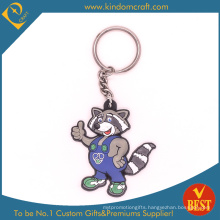 High Quality Wholesale Die Casting Cartoon Style PVC Key Chain From China